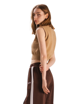 Boucle Knit Tanktop - Beige