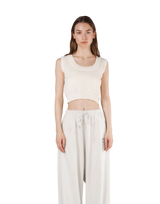Boucle Knit Tanktop - Off White