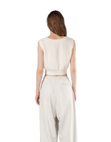 Boucle Knit Tanktop - Off White