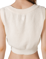 Boucle Knit Tanktop - Off White