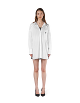 Side Slit Oversize Shirt - White