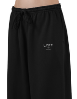 LÝFT Light Weight Wide Sweat Pants - Black