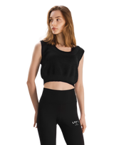 Boucle Knit Tanktop - Black