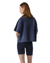 College Logo Big T-Shirt - Navy