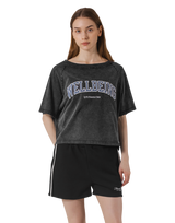 College Logo Big T-Shirt - Black