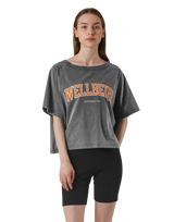 College Logo Big T-Shirt - D.Grey