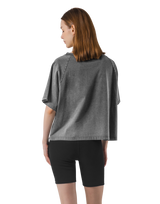 College Logo Big T-Shirt - D.Grey