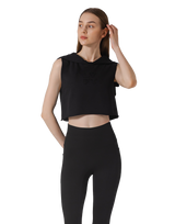 Sailor Collar Sweat No Sleeve - Black