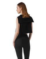 Sailor Collar Sweat No Sleeve - Black