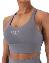 LÝFT Cross Strap Bratop - D.Grey