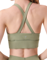 LÝFT Cross Strap Bratop - Olive