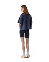 College Logo Big T-Shirt - Navy