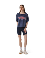 College Logo Big T-Shirt - Navy