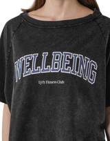 College Logo Big T-Shirt - Black