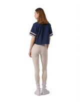 Bicolor Drawcord T-Shirt - Navy