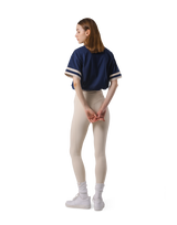 Bicolor Drawcord T-Shirt - Navy