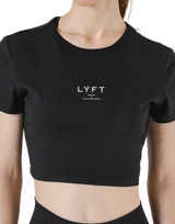 Standard Cropped T-Shirt - Black