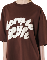 Old Born To LÝFT Big T-Shirt - Brown
