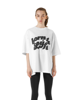 Old Born To LÝFT Big T-Shirt - White