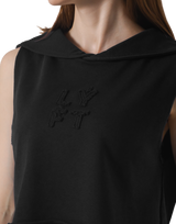 Sailor Collar Sweat No Sleeve - Black