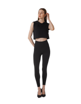 Sailor Collar Sweat No Sleeve - Black