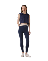 Sailor Collar Sweat No Sleeve - Navy