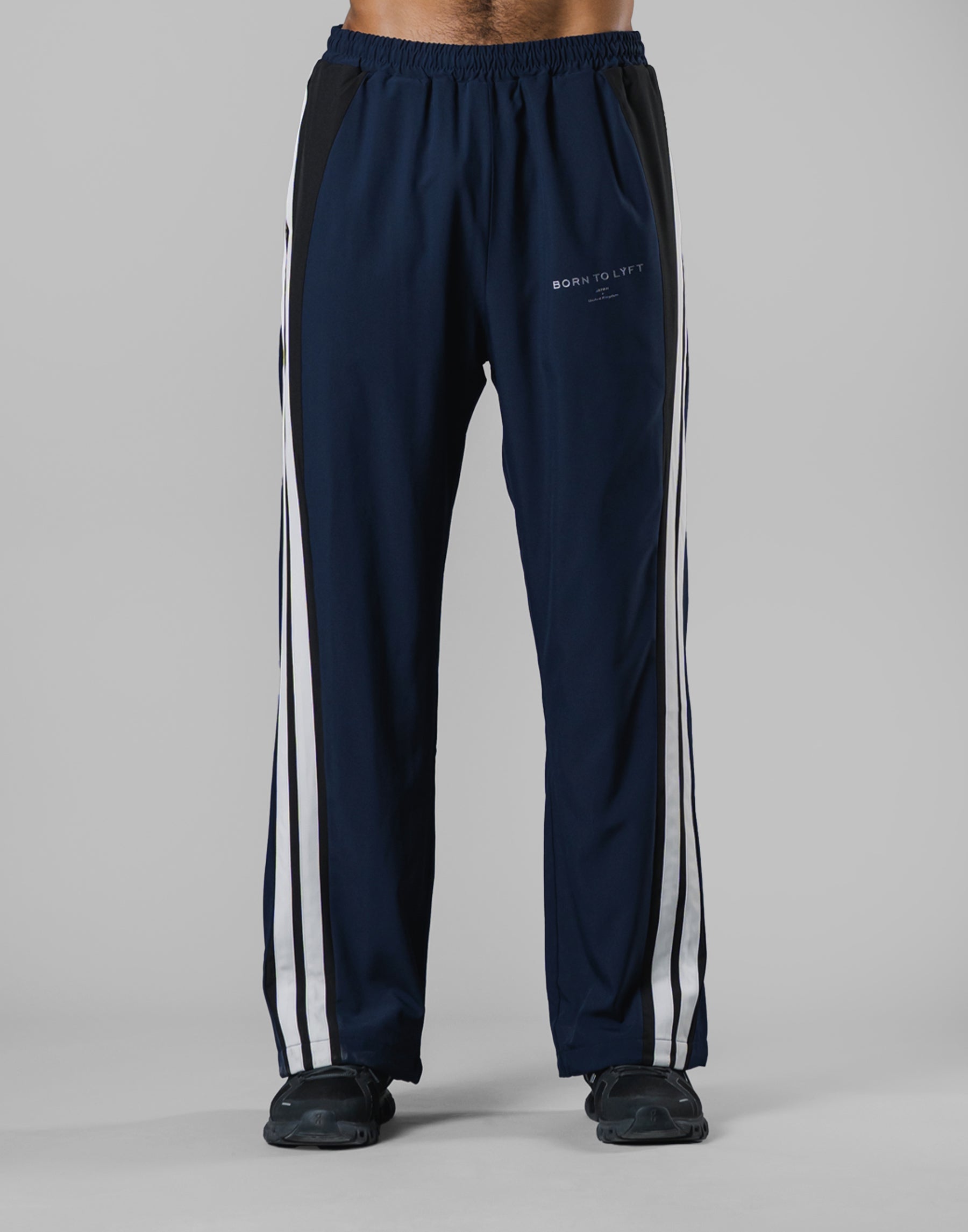 LYFT 2line パンツ 2Line Adjustable Wide Track Pants - Navy – LÝFT