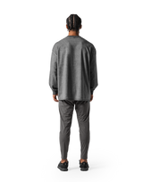 Extend Cotton Long Sleeve T-Shirt - D.Grey