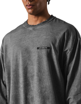 Extend Cotton Long Sleeve T-Shirt - D.Grey