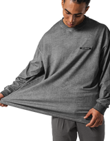 Extend Cotton Long Sleeve T-Shirt - D.Grey