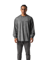 Extend Cotton Long Sleeve T-Shirt - D.Grey