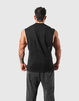 Panther Ý Graphic Vintage Tank Top - Black