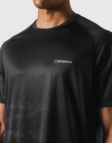 Faded Graphic Slim Fit T-Shirt - Black