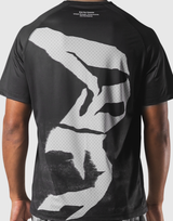 Faded Graphic Slim Fit T-Shirt - Black