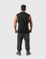Panther Ý Graphic Vintage Tank Top - Black
