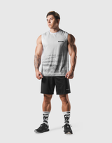 Faded Graphic Tank Top - White