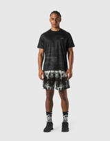 Faded Graphic Slim Fit T-Shirt - Black