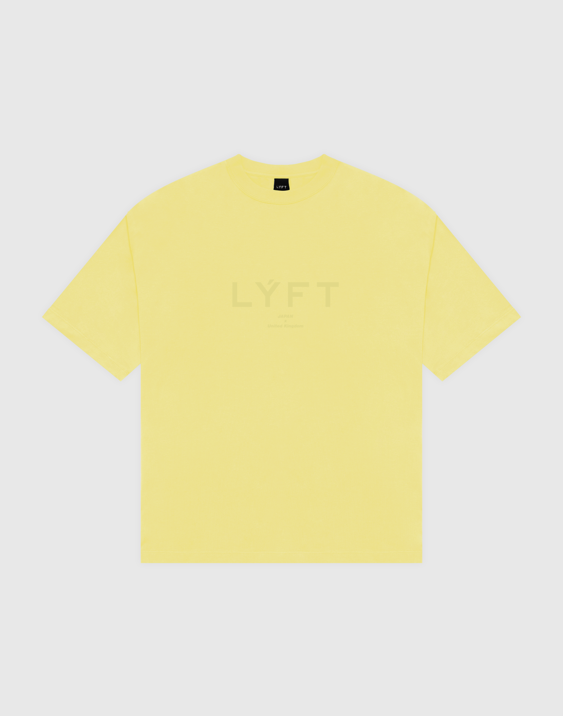 LÝFT Logo Big T-Shirt V.2 - Yellow