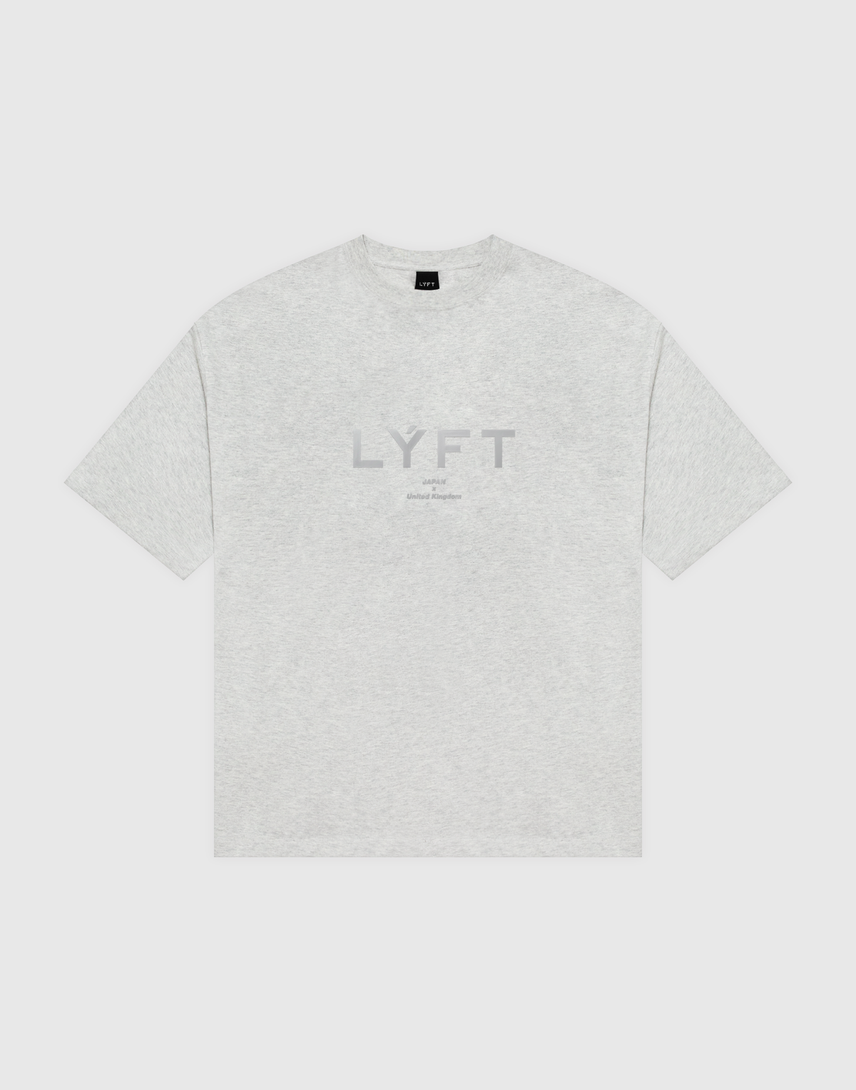 LÝFT Logo Big T-Shirt V.2 - Mix Beige