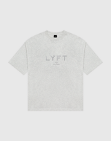 LÝFT Logo Big T-Shirt V.2 - Mix Beige