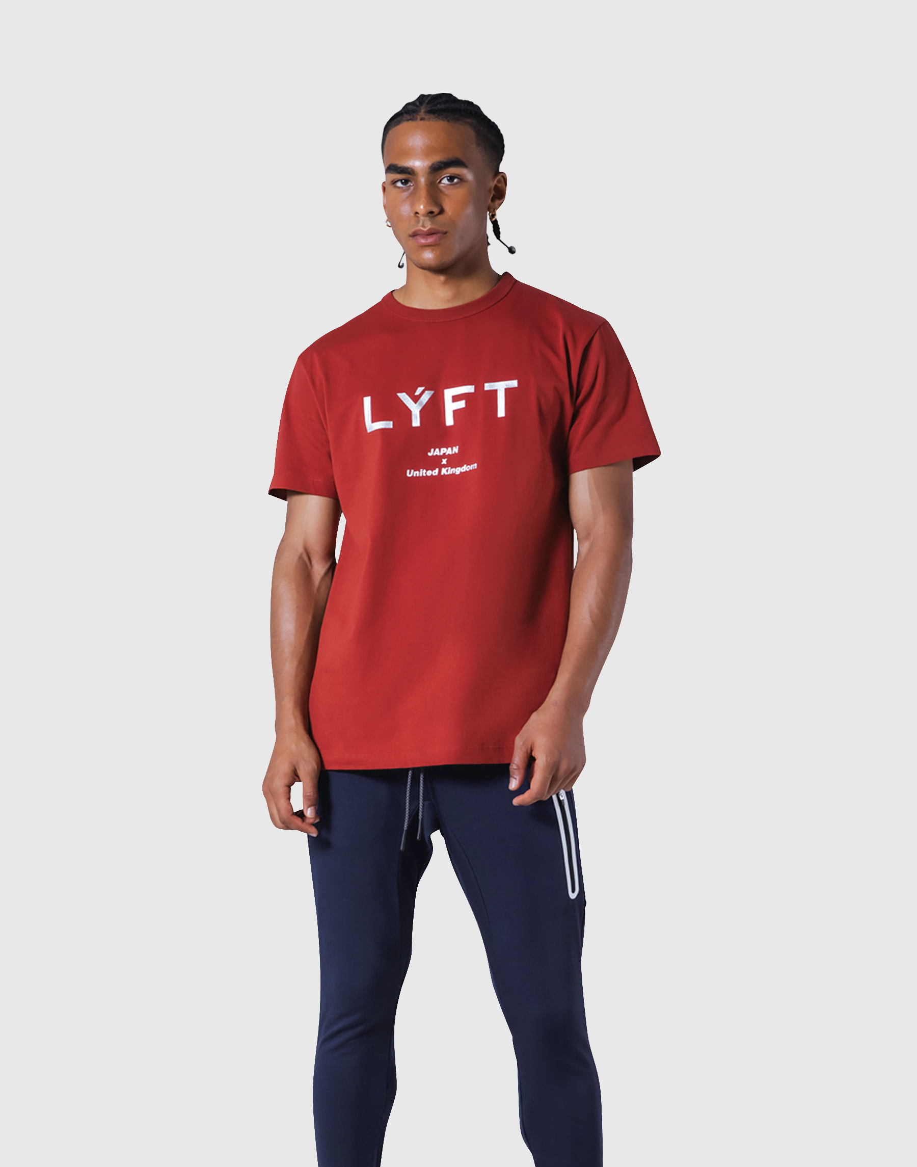 LYFT リフトスポーツウェアセット Tシャツパンツセット LÝFT Standard T-Shirt - Red