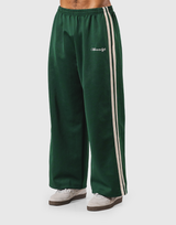 2Line Side Tape Track Pants - Green