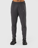 Stretch Nylon Emblem Vintage Long Pants - D.Grey