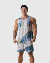 BTL Graphic Mesh Tanktop - L.Blue