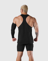 One Point Logo Training Tanktop - Black