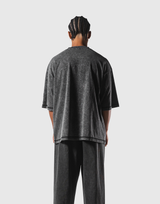 Vintage Emblem Extra Big T-Shirt - Black