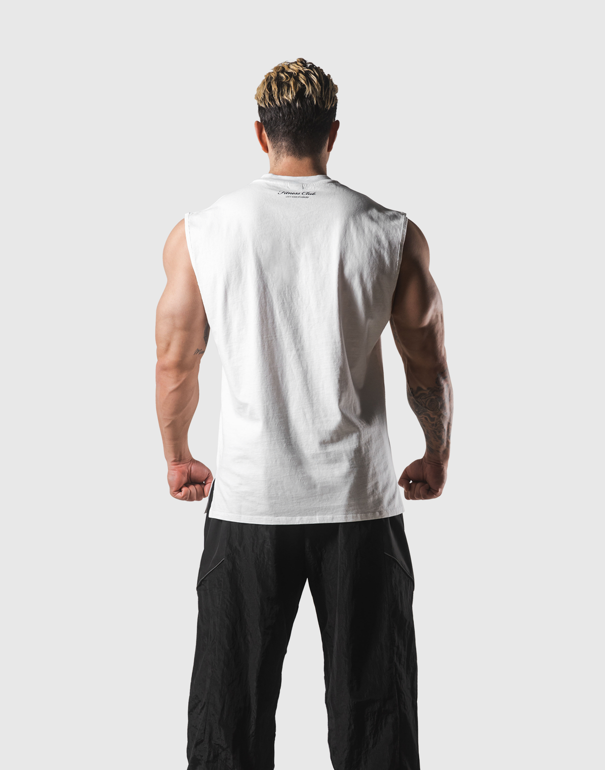 Fire Panther Graphic Vintage Tanktop - White