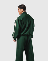 2Line Side Tape Track Jacket - Green
