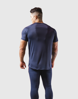 Slim Fit 2 Line T-Shirt 2 - Navy