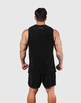 LÝS Logo Pile Tanktop - Black